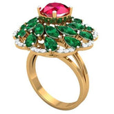 Sterling Silver Semi Mount Ring Setting Round RD Center主石mm - Syzjewelry